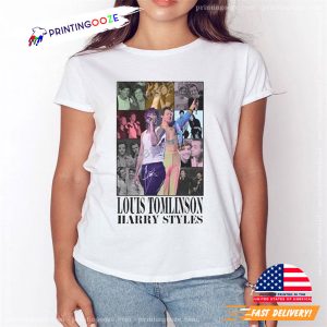 Louis Tomlinson Harry Styles Eras Tour Vintage Style T shirt 1