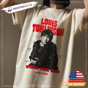 Louis Tomlinson World Tour 2023 Retro Style Comfort Colors T shirt 1