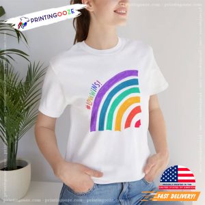 Love Wins LGBT Waves rainbow flag Unisex T shirt 3