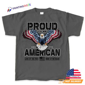 Man Pround To Be American T shirt