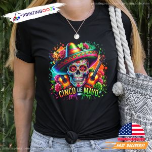 Mexican Skull Clipart cinco de mayo shirt 1