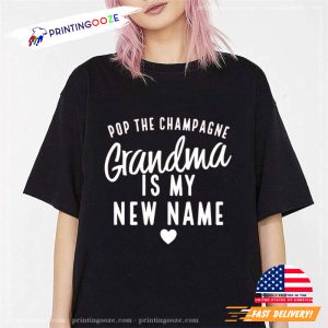 New Grandma Announcement grandmother t shirts