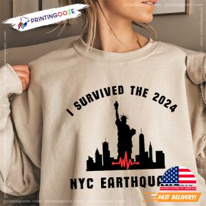 New York City earthquake survivor tee shirt 3
