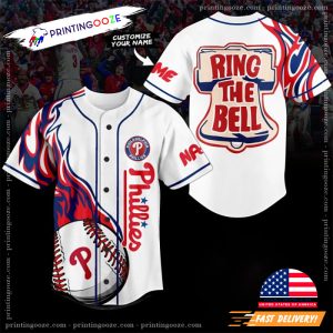 Personalized Philadelphia Phillies Ring The Bell Baseball Jersey 3
