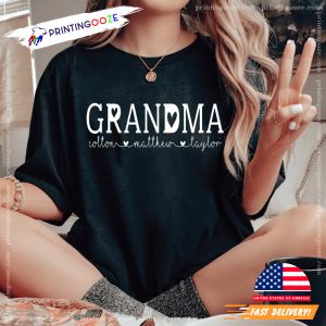 Personalized grandma shirts with grandkids names Shirt 3