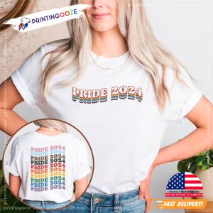 Pride 2024 Rainbow coloured T shirts