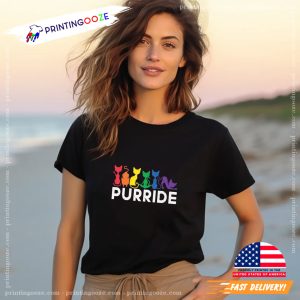 Pride Month, throughout June Purride Cat Shirt 2