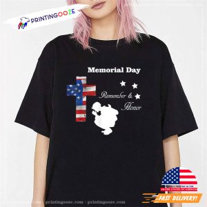 Remember And Honor Fallen Heros Memorial Day T shirt 3