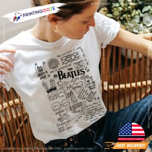 Retro The Beatles Rock and Roll Unisex T Shirt 3