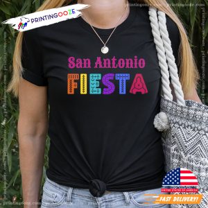 San Antonio fiesta cinco de mayo Colorful T shirt No.2 1