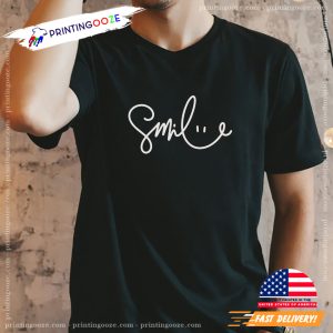 Smile Motivational Happy Face Tee 2