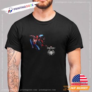 Spider Man 2 Peter Parker And Miles Morales PS Game T shirt 1