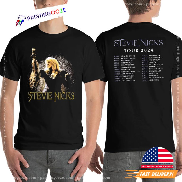 Stevie Nicks Tour 2024 Dates Graphic Shirt - Unleash Your Creativity