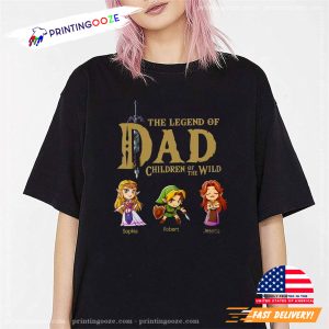 The Legend Of Dad Breath Of The Children Personalized T Shirt 3