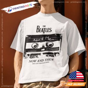 Vintage The Beatles Now And Then Unisex T shirt 2