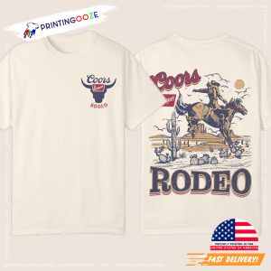 Vintage coors rodeo Graphic Comfort Colors T Shirt 2