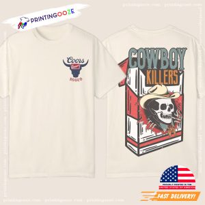 Vintage cowboy killer, coors cowboy club Shirt 2