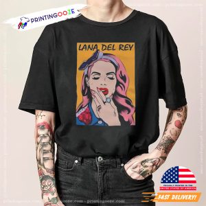 lana del rey 2024 Fanart Graphic T shirt 3