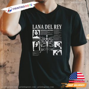 lana del rey concert Happiness Is A Butterfly Album T shirt 2