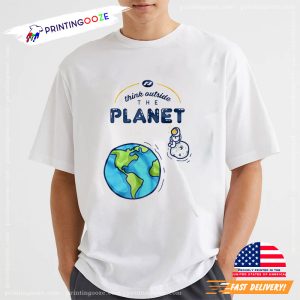 national space day Think Out Side The Planet Shirt 2