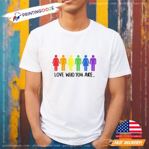 pride rainbows Love Who You Are Pride T Shirt 2