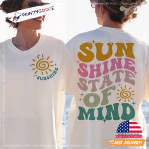 sunshine state of mind Retro Summer T shirt