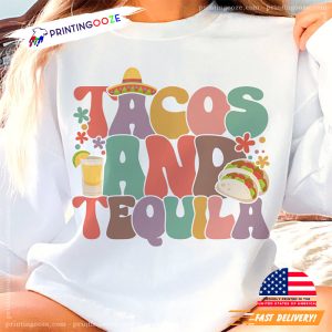 tacos & tequila Mexican Fiesta Comfort Colors T shirt 2