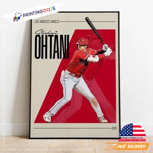 Baseball Fans Modern Sports Decor Shohei Ohtani Poster 3