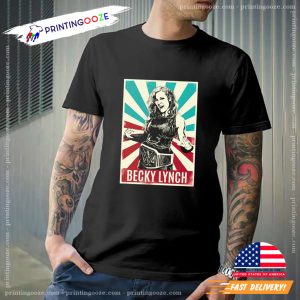 Becky Lynch Retro WWE Wrestler T shirt 1