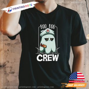 Boo Boo Crew Nurse Ghost T shirt 1