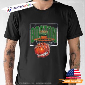 Boston Celtics Basketball Vintage 90s Style T shirt 2