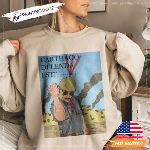 Carthago Delenda Est Funny Meme Comfort Colors T shirt 1