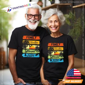 Customized Place Family Vacation 2024 Holiday T shirt 2