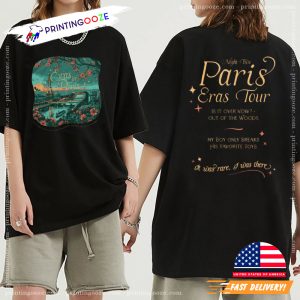 Eras In Paris N2 Taylor Swift 2 Sided T shirt