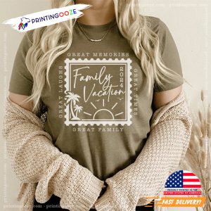 Family Vacation 2024 Great Vacation Comfort Colors Tee 4