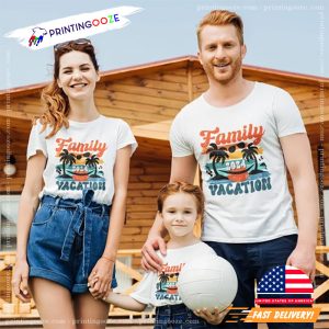 Family Vacation 2024 Vintage Summer Vibes T shirt 1