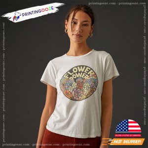 Flower Power Tee art Trendy T shirt 2