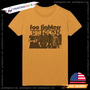 Foo Fighters Band Vintage Style T shirt