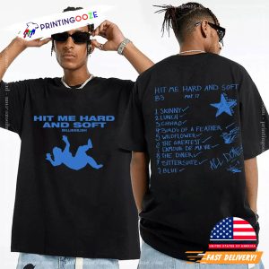 Hit Me Hard And Soft Tracklist Billie Eilish 2 Sided T shirt