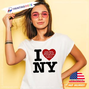 I Love NY Funny Jeffrey Epstein T shirt 1