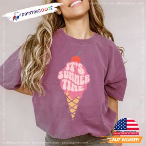 It's Summer Time Comfort Colors ice cream shirt 1