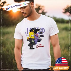 JoJo's Bizarre Adventure The Simpsons T shirt 1