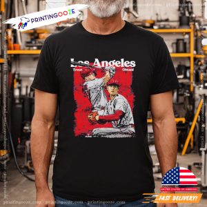 Mike Trout & Shohei Ohtani Los Angeles Team Fanart T shirt 1