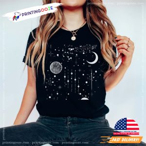 Moon And Stars Night Light Comfort Colors T shirt