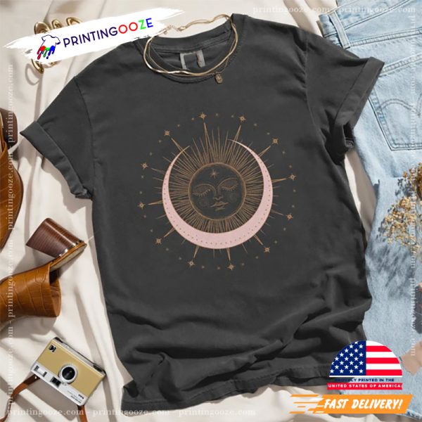 Moon And Sun Comfort Colors Shirt - Unleash Your Creativity