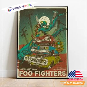 Music Album foo fighters shows Retro Poster 1