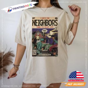 Neighbors Comic Book Inspired Tee