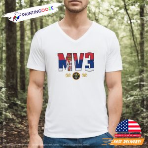 Nikola Jokić’s Remarkable MV3 Award T shirt 2