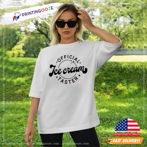 Official Ice Cream Taster Funny ice cream shirt 3