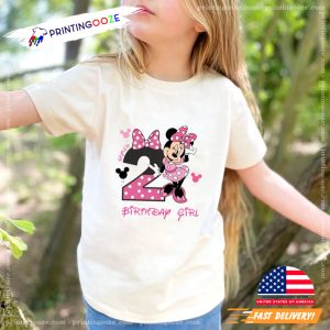 Personalized Minnie Mouse Birthday Girl Shirt